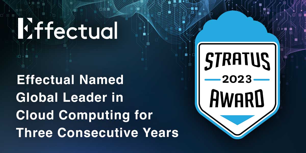 Effectual_StratusAwardforCloudComputing_2023
