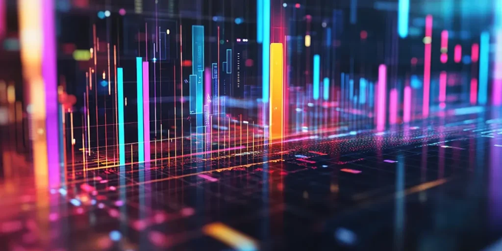 Financial analytics and data analytics graphs